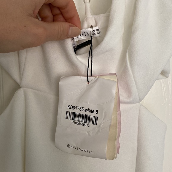Hello molly white midi dress - Picture 5 of 5